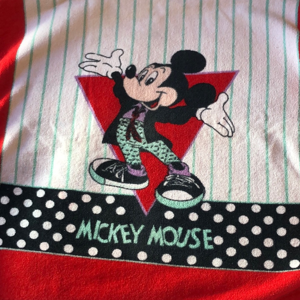 Punk Rock Mickey Mouse 80’s Towel